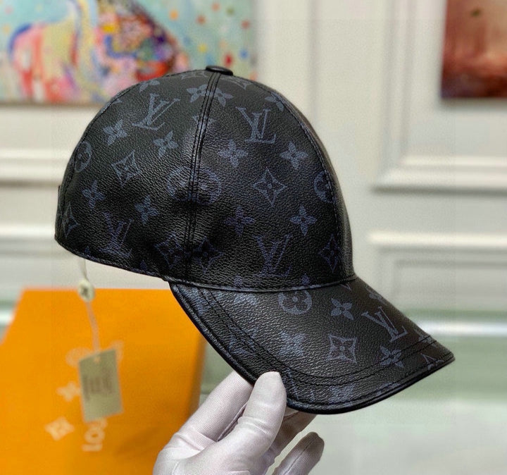 LV Monogram Black Cap