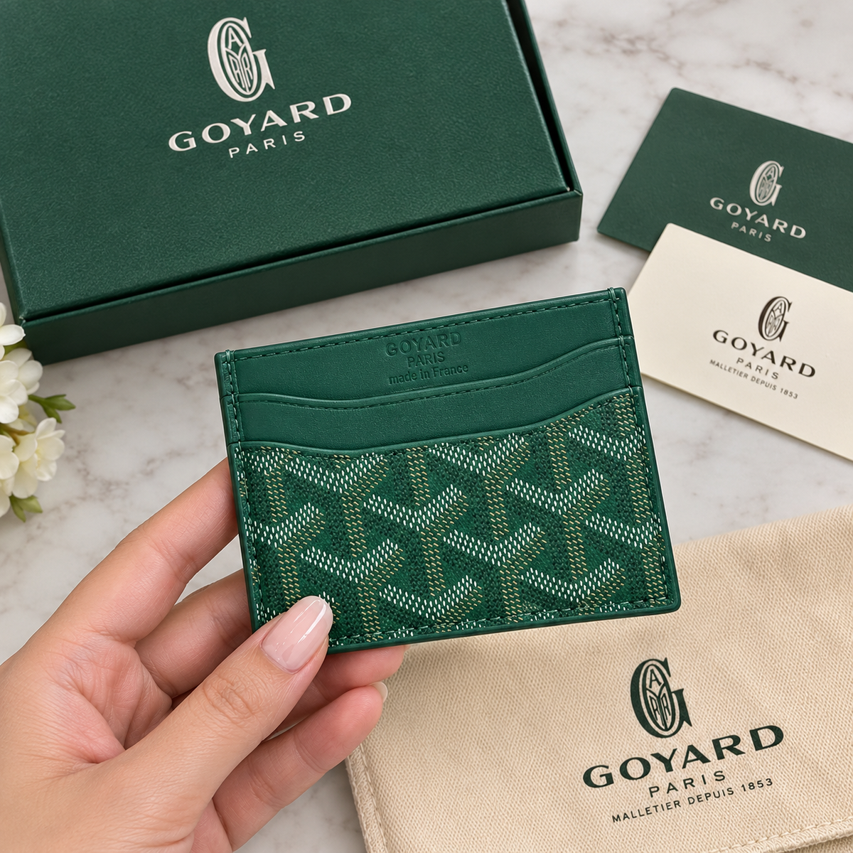 Goyard Saint Sulpice Green Cardholder