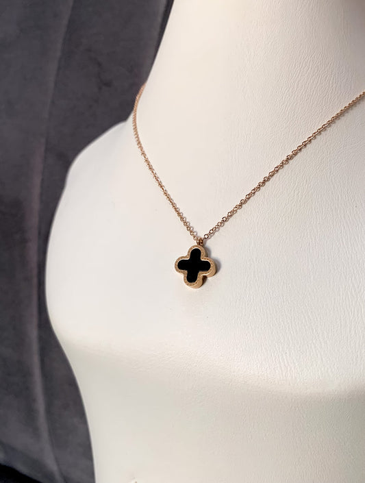 Van Cleef Black Chain Necklace