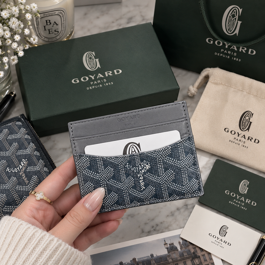 Goyard Saint Sulpice Grey Cardholder