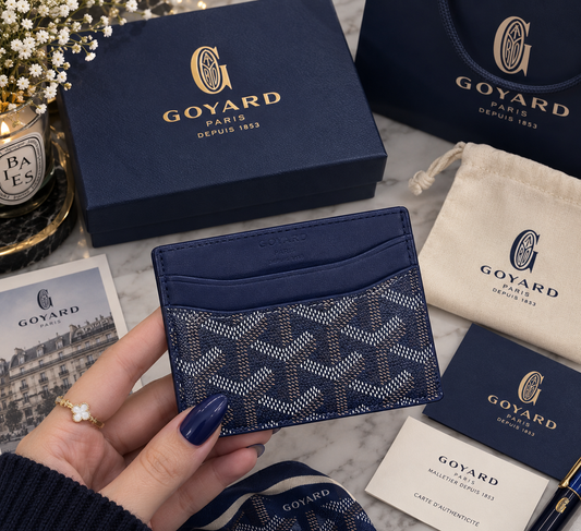 Goyard Saint Sulpice Blue Cardholder