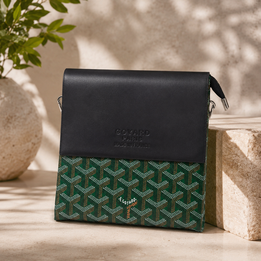 Goyard Green Painted Crossbody Bag