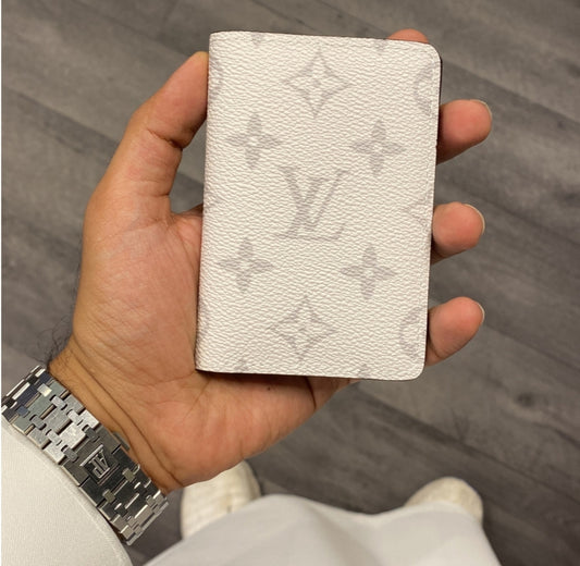 LV White Flower Pocket Organizer/Cardholder