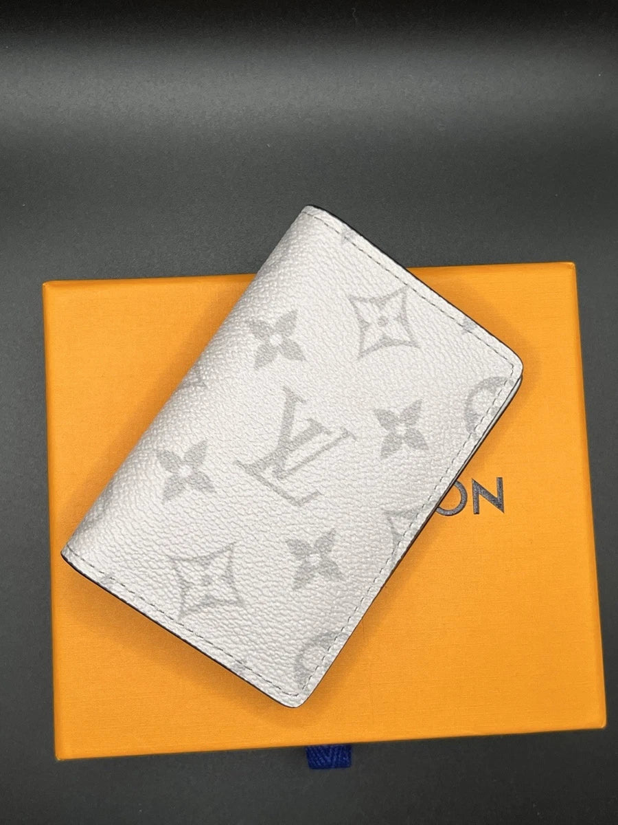 LV White Flower Pocket Organizer/Cardholder