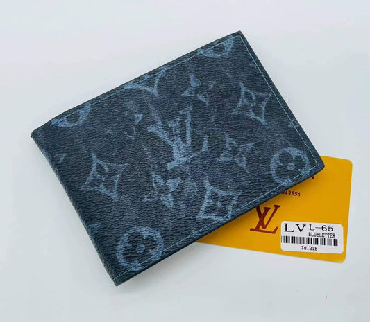LV Blue Monogram Wallet - T Store.pk