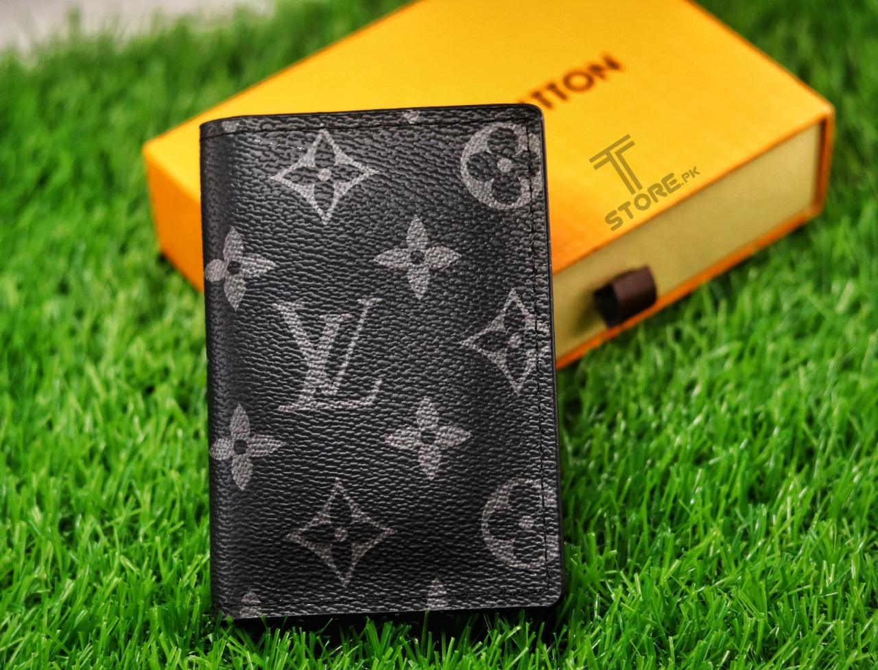 LV Monogram Black Pocket Organizer/Cardholder - T Store.pk