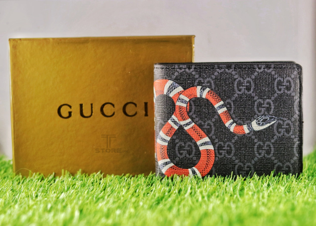 Gucci Kingsnake Black Wallet - T Store.pk