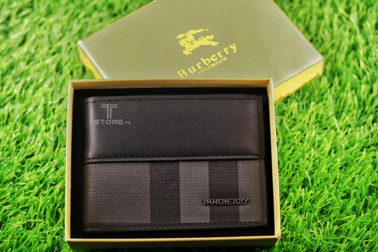 Burberry Check Black Wallet