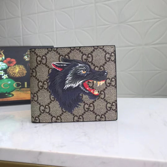 Gucci Wolf Printed Wallet - T Store.pk