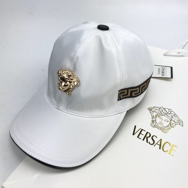 Versace Medusa Baseball White Cap - T Store.pk