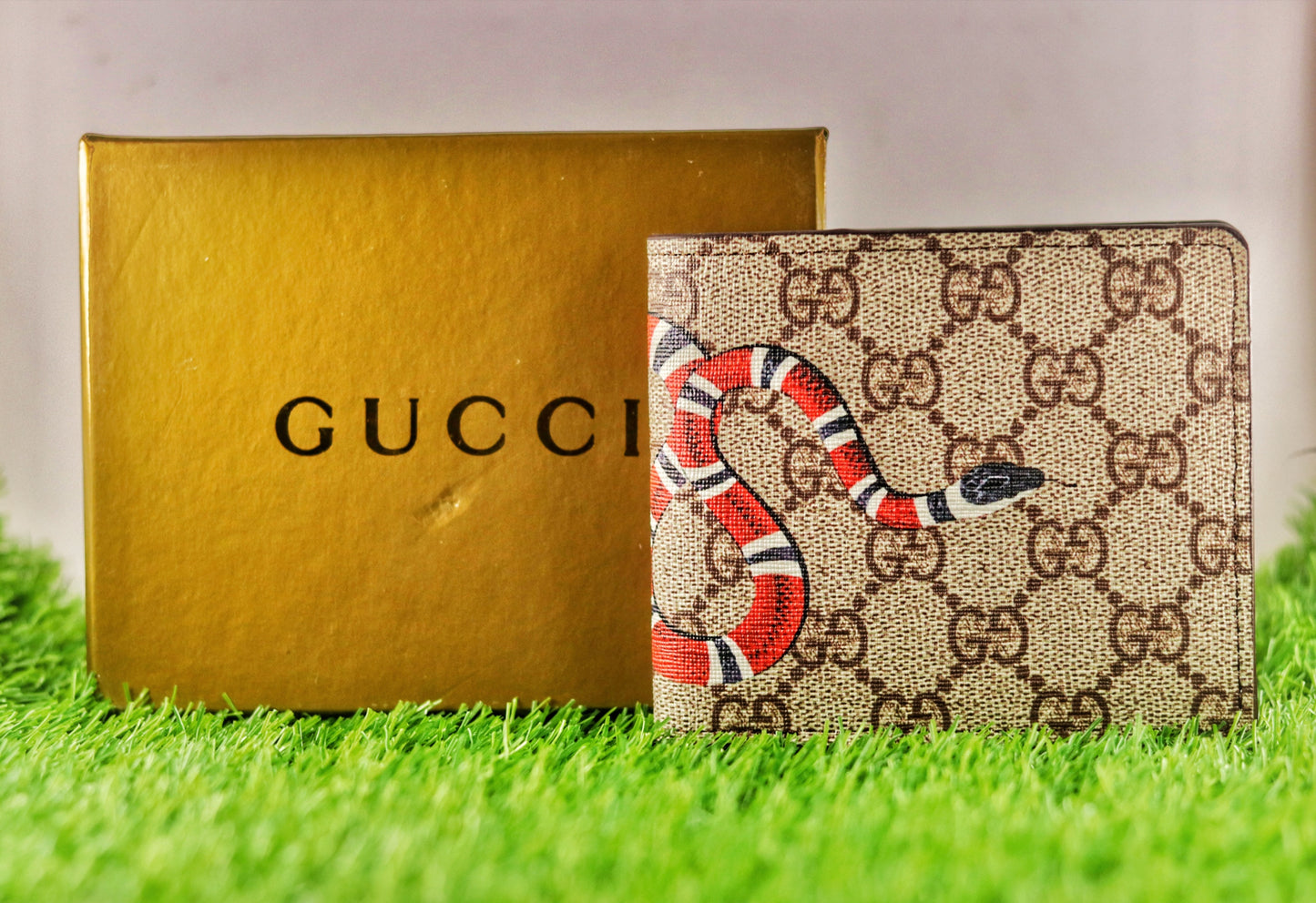 Gucci Kingsnake Beige Wallet - T Store.pk