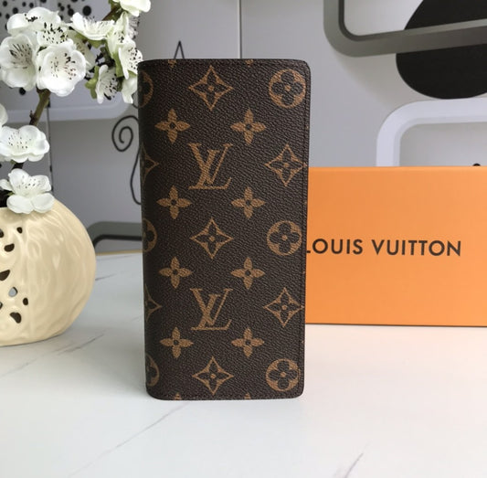 LV Monogram Brown Long Wallet - T Store.pk