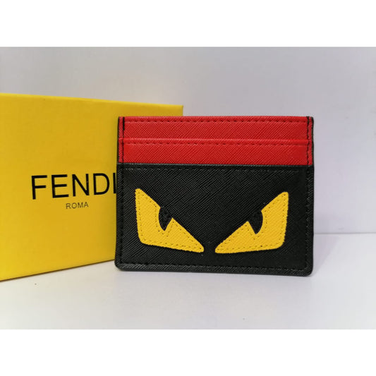 Fendi Yellow Eyes Cardholder